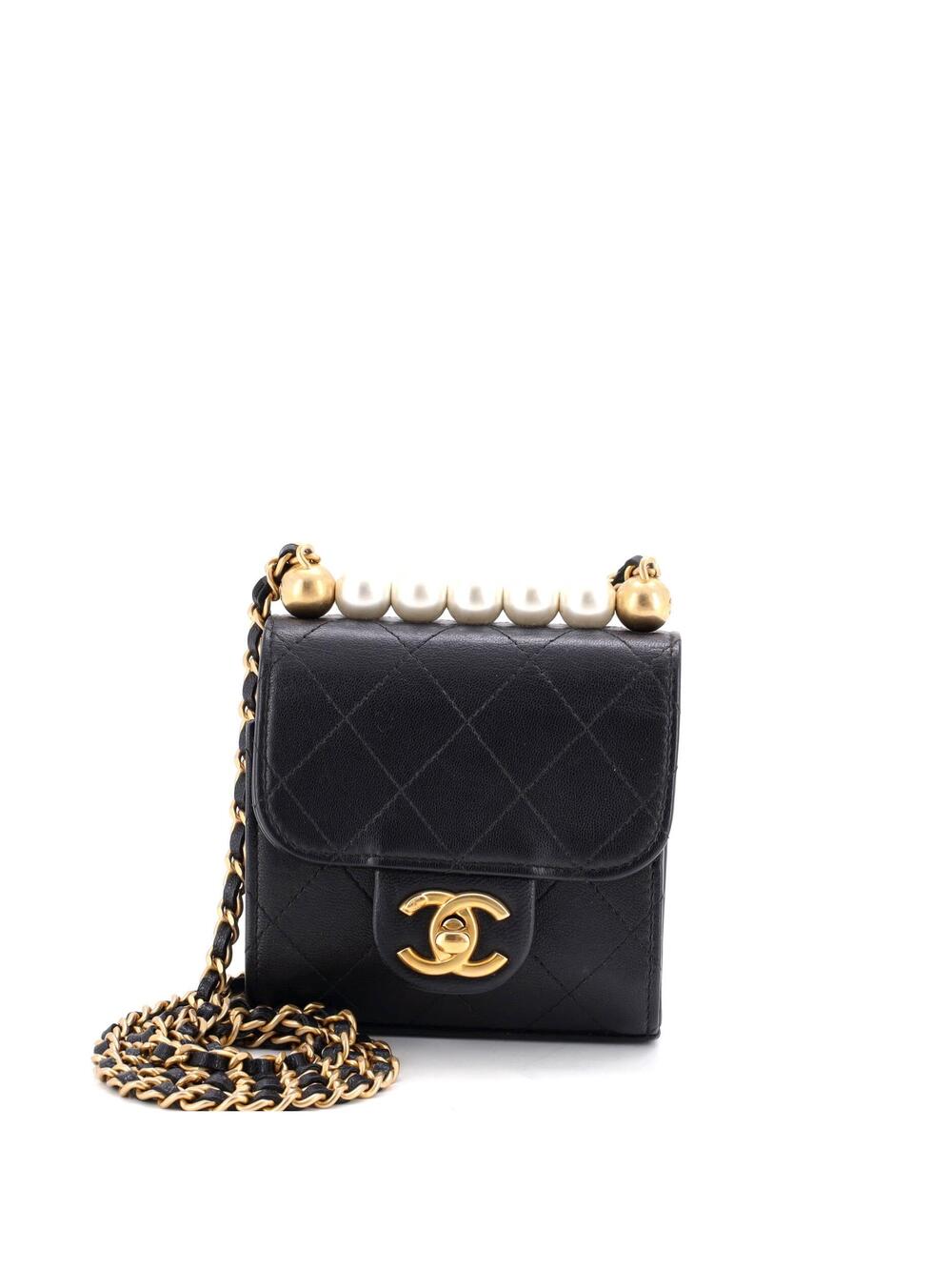 Chanel Chic Pearls Flap Clutch With #373263C25B